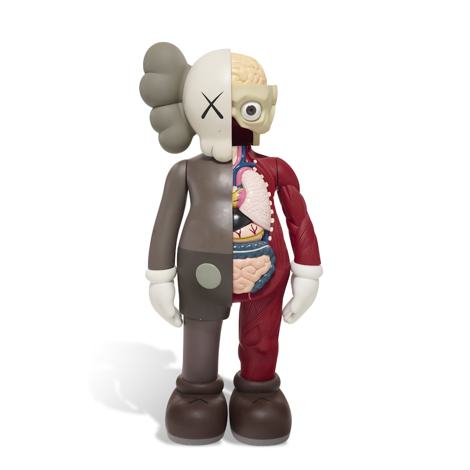 FOUR FOOT DISSECTED COMPANION (BROWN) by Kaws