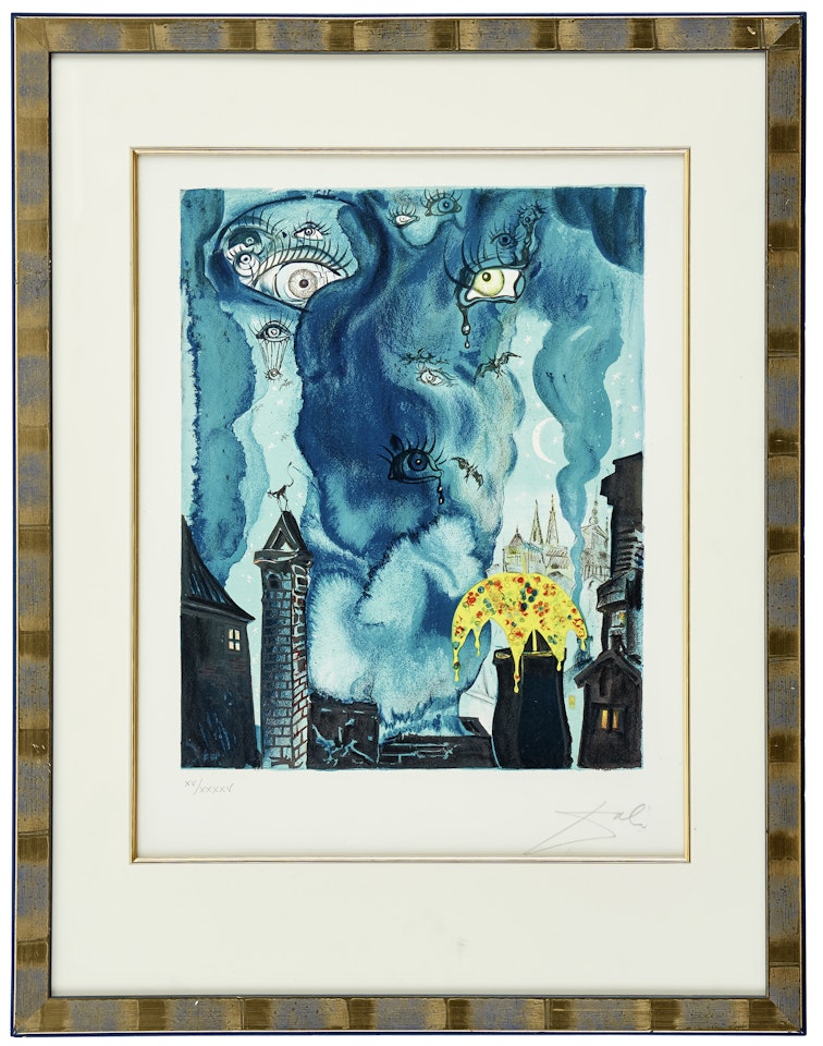 "The Sandman" from the suite Andersen"s Fairy-Tales by Salvador Dali