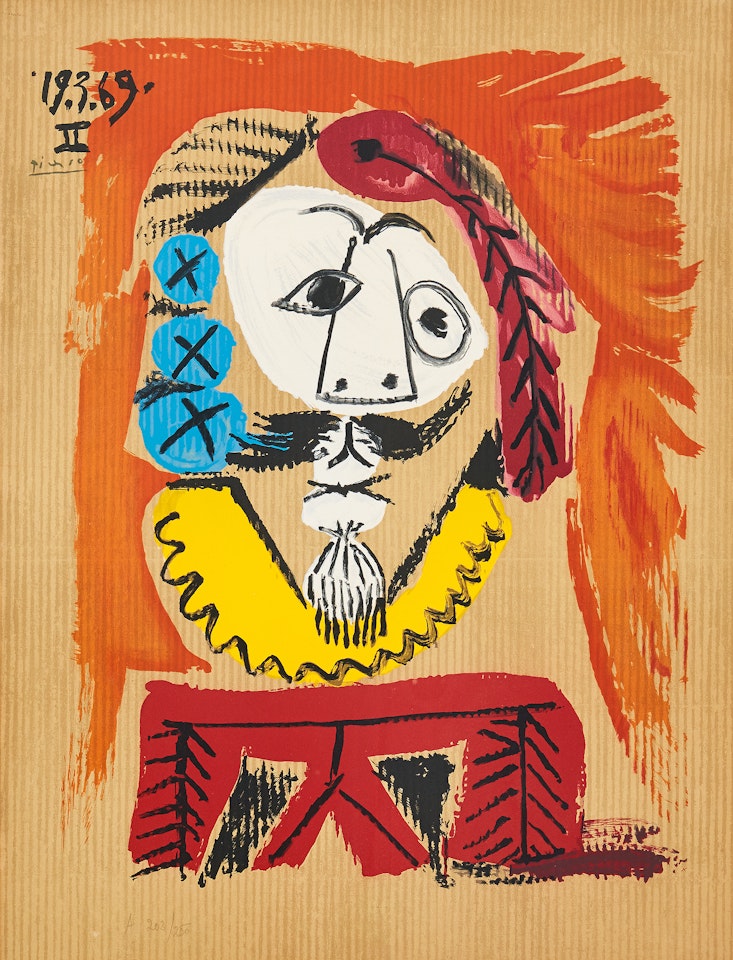 After. From ”Imaginary Portraits” by Pablo Picasso