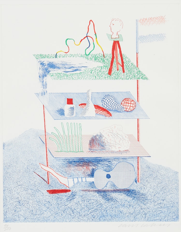 ”Serenade” from ”The Blue Guitar” by David Hockney