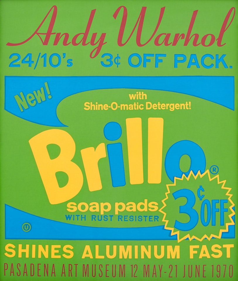 After. ”Brillo” by Andy Warhol