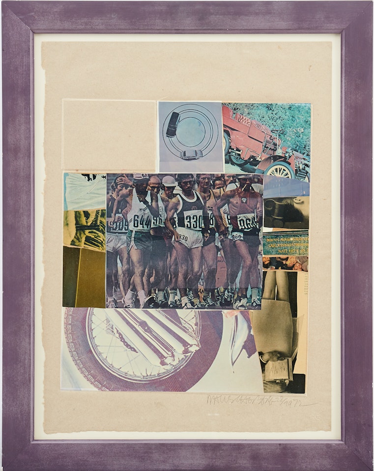 "Horsefeathers Thirteen - VIII"; Gemini 728. by Robert Rauschenberg