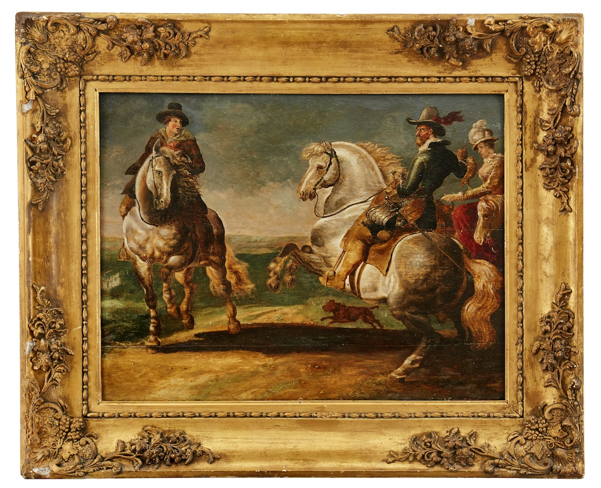 Hunting party on horseback by Peter Paul Rubens