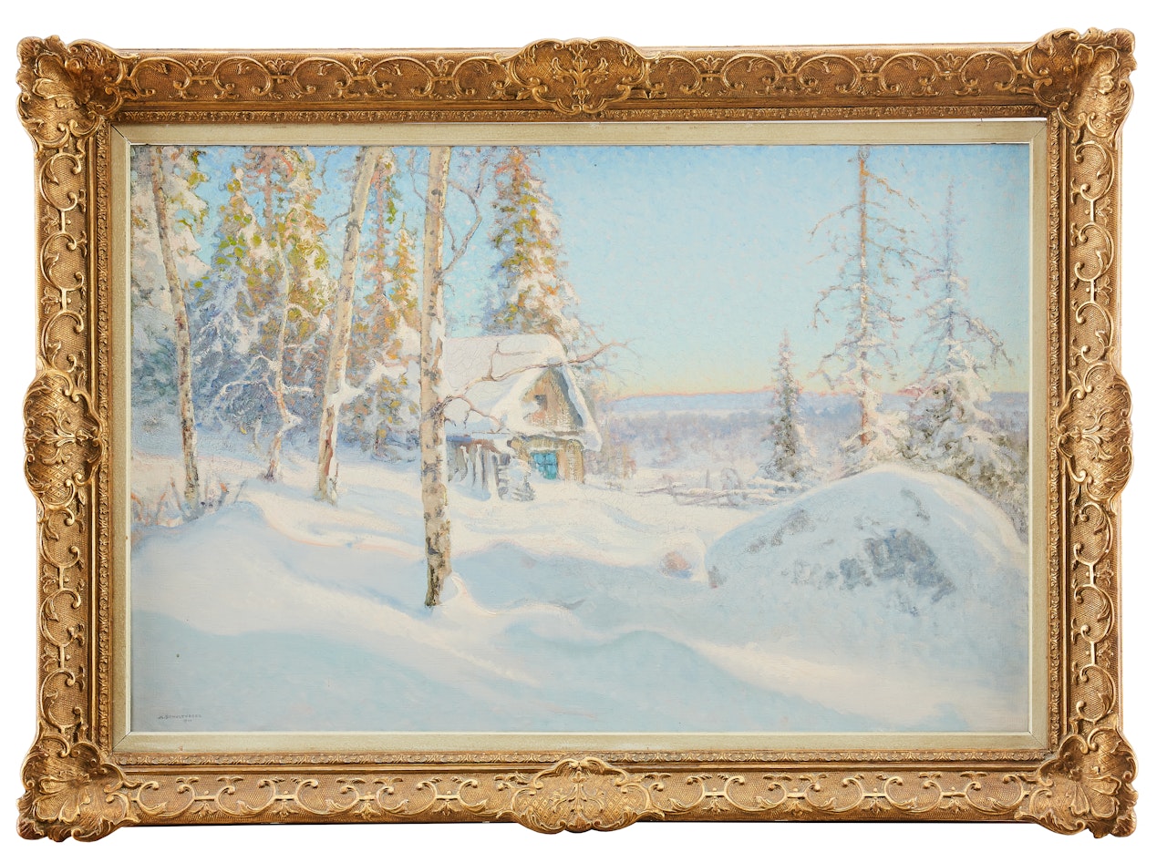 Motif from Storhöjden (Filipstad"s surroundings) by Anshelm Schultzberg