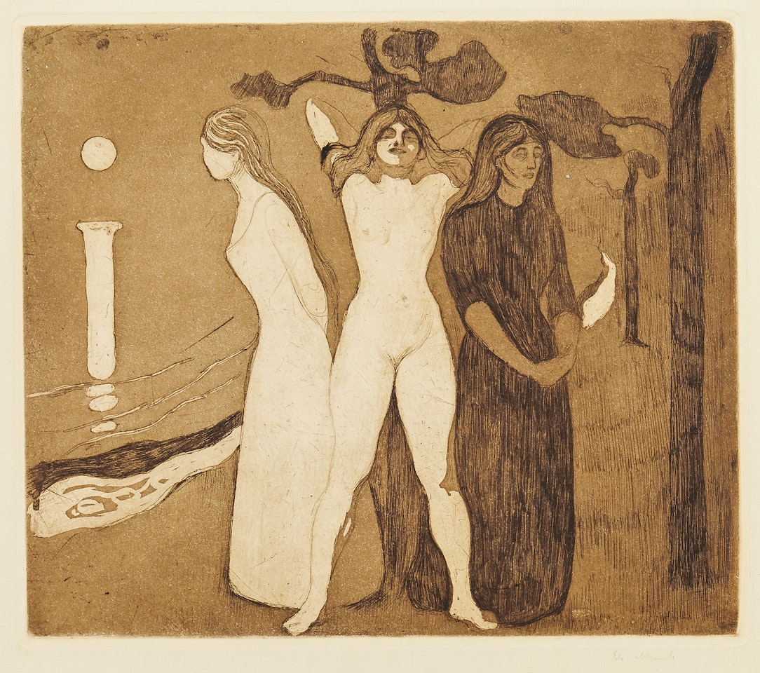”The Woman II” by Edvard Munch