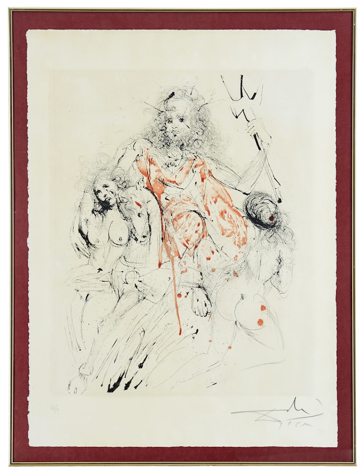 "Mythology: Poseidon" by Salvador Dali
