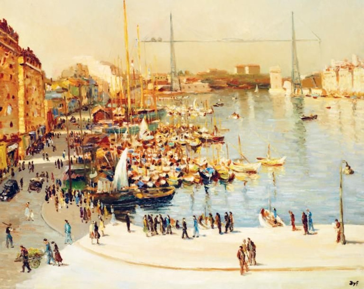 The port of Marseille by Marcel Dyf