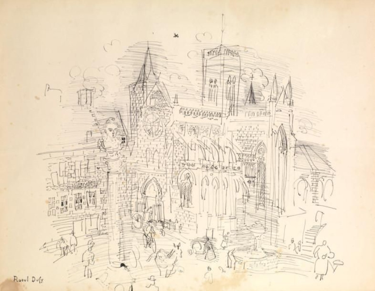 The Notre-Dame de Vire church by Raoul Dufy