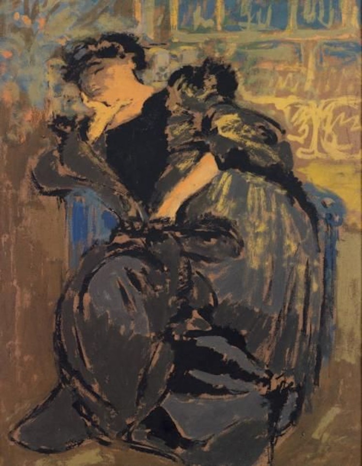 “Madame Hessel dozing” by Édouard Vuillard
