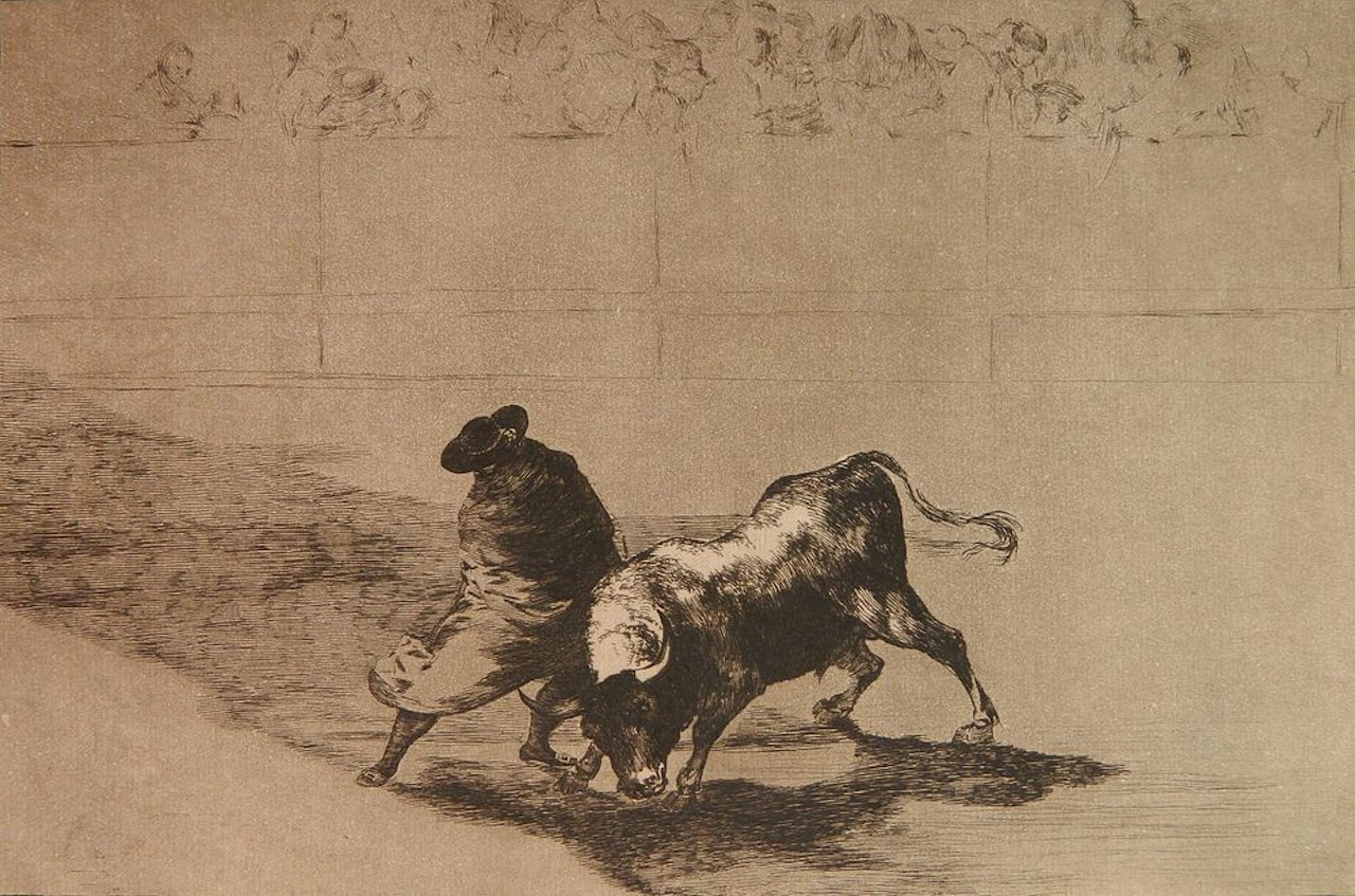 "Diestrisimo Estudiante de Falces...." (Harris 217 vi/VI) by Francisco José de Goya