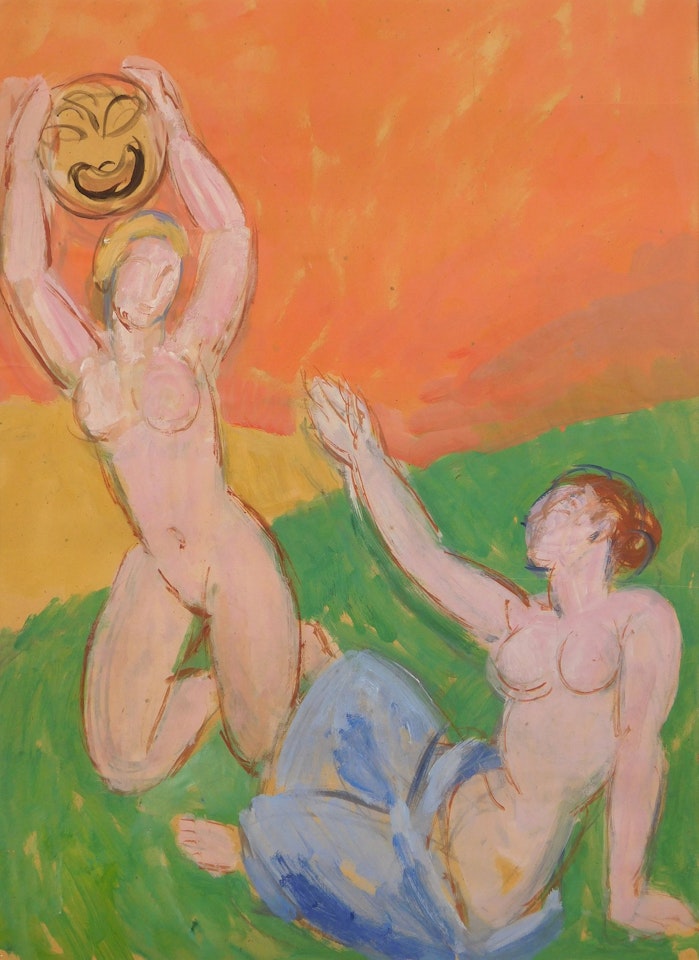 Two Nymphs by Duncan Grant