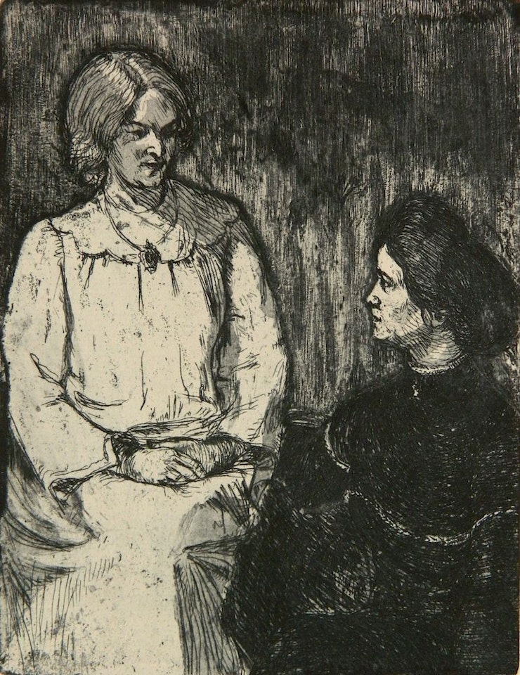 "Freundinnen" (Schiefler 30 vi/VI) by Emil Nolde