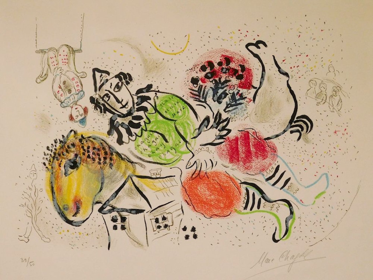 "Cirque Ambulant" (Mourlot 583) by Marc Chagall