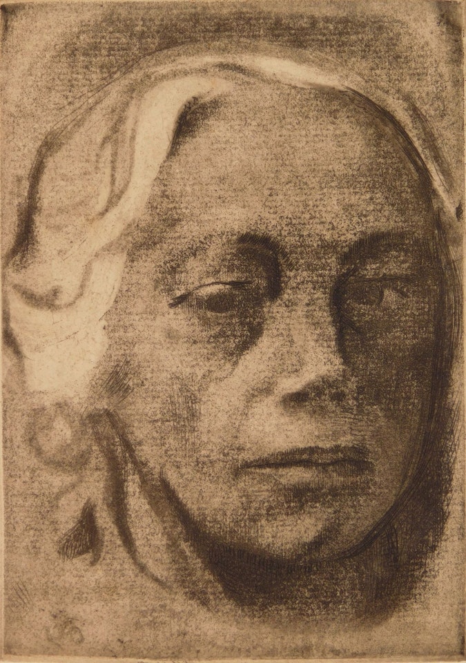 Selbstbildnis(Klipstein 122) by Kathe Kollwitz