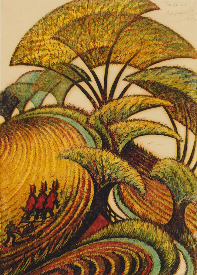 Fall of the Leaf(Glenbow 30) by Sybil Andrews