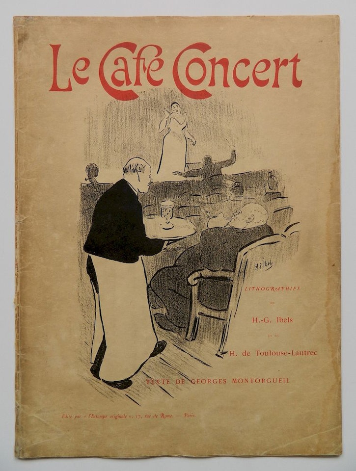 "Le Cafe Concert" (Delteil 28-38) by Henri de Toulouse-Lautrec