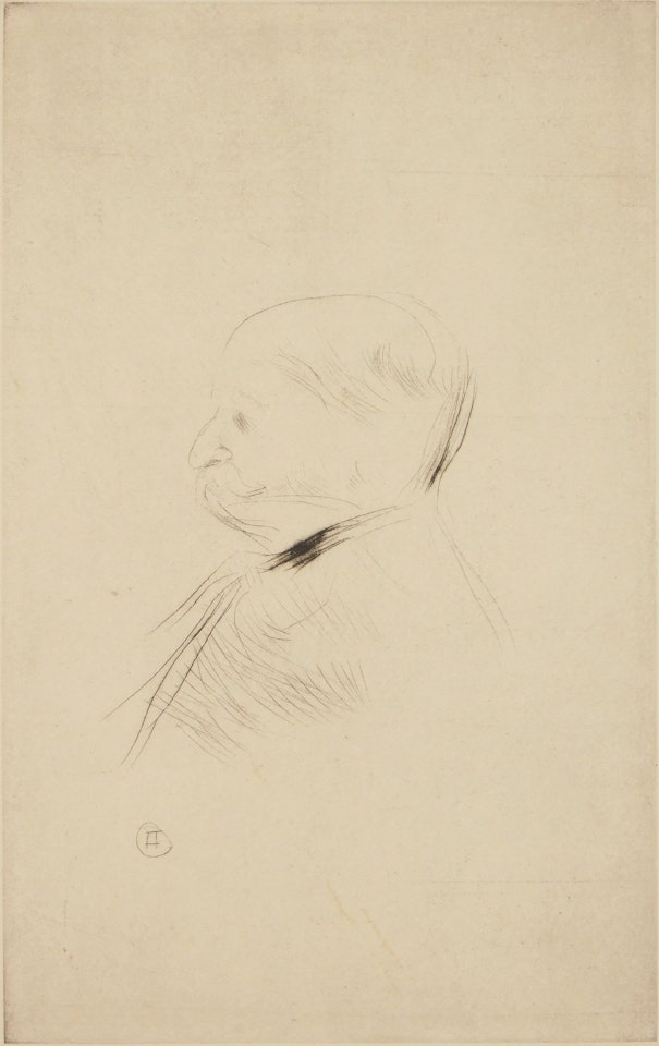 Portrait D"un Homme, Monsieur X(Wittrock 246)(Adriani 248) by Henri de Toulouse-Lautrec