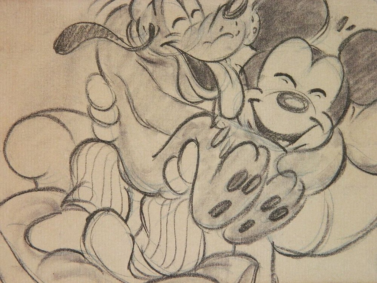 Pluto and mickey by Walt Disney Studios