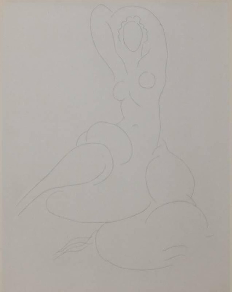 "Odalisque" (Duthuit 233) by Henri Matisse