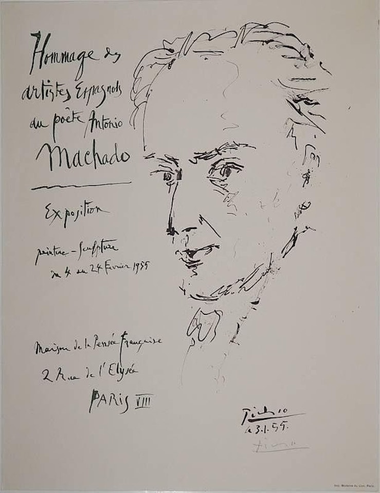"Homage To Antonio Machado" (Czwiklitzer 102 by Pablo Picasso