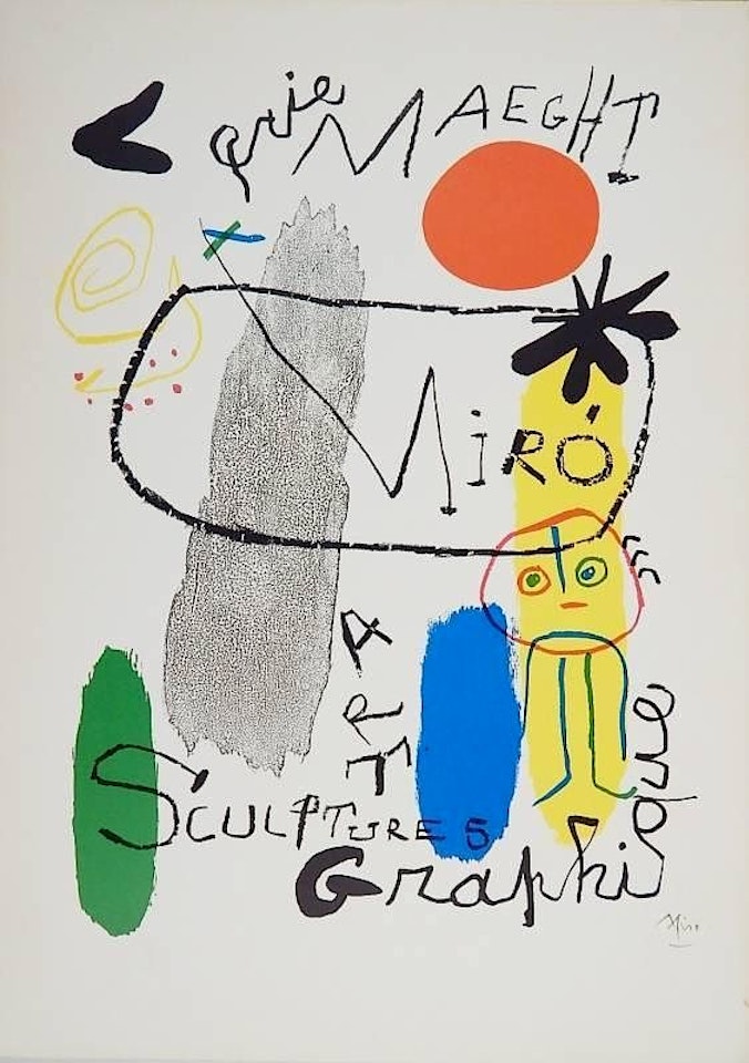 "Sculptures- Art Graphique" (Picazo 5) by Joan Miró
