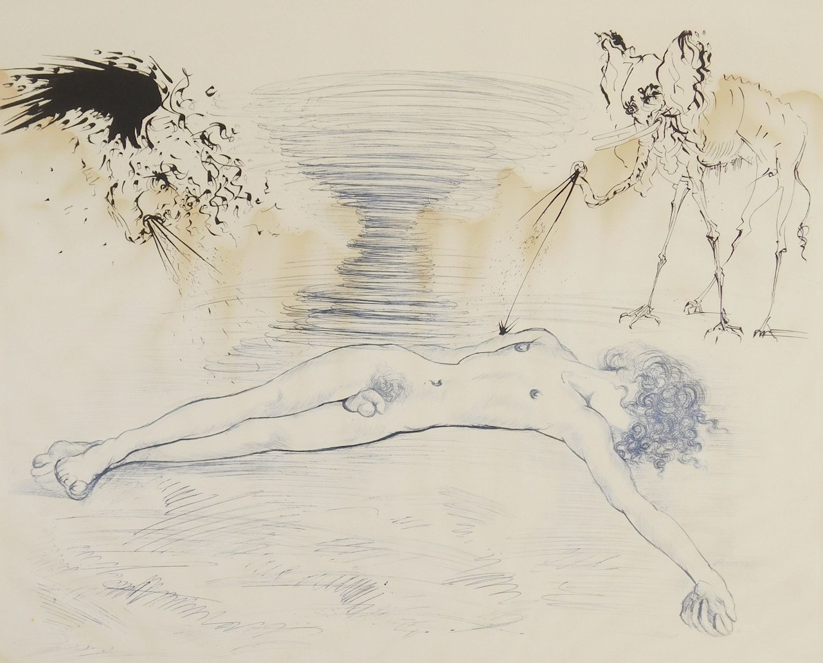 Hypnos (Field 63-3) by Salvador Dali