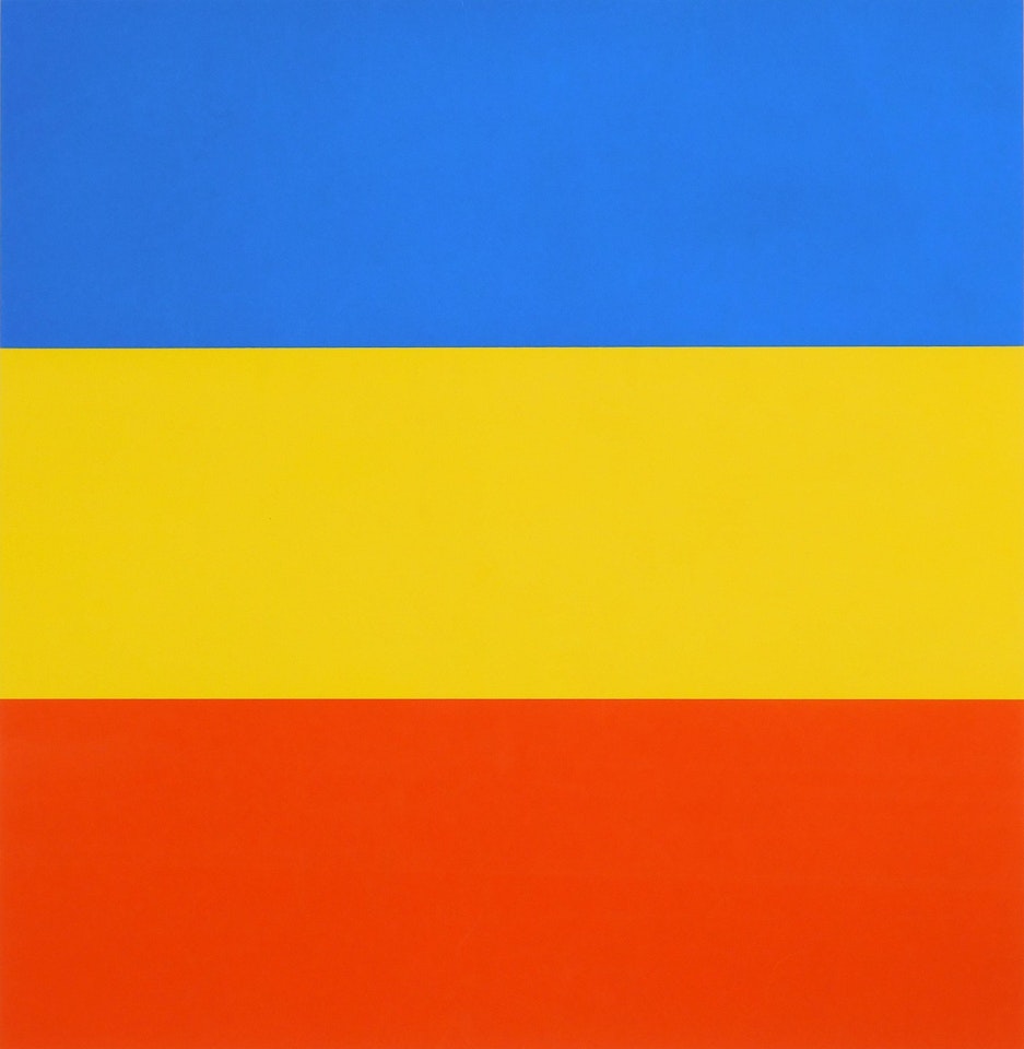 Blue, Yellow, Red(Axsom 91) by Ellsworth Kelly