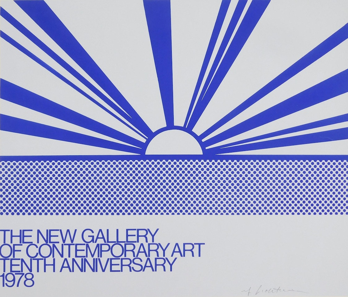 lithograph; The New Gallery of Contemporary Art by Roy Lichtenstein