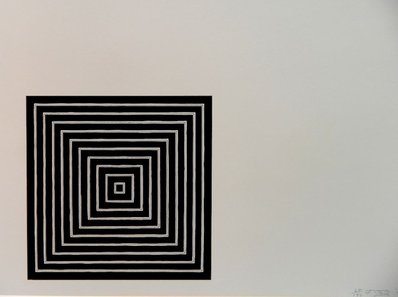 "Angriff" (Axsom 56.1) by Frank Stella