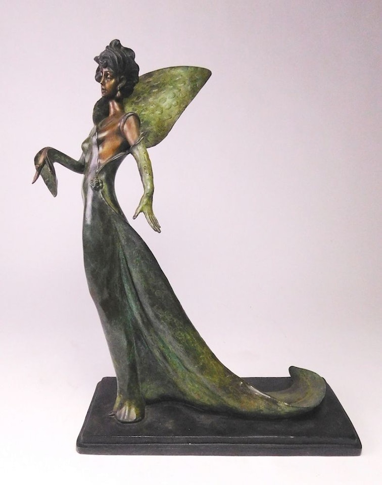 The Evening Gown by Demetre Chiparus