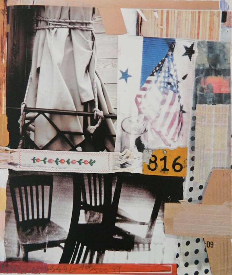 "Tag" by Robert Rauschenberg