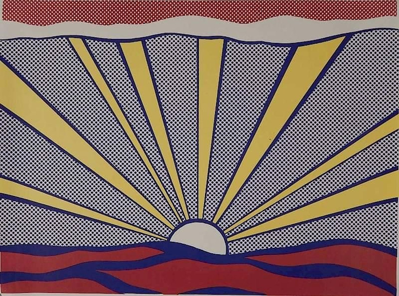 "Sunrise" (Cortlett II.7) by Roy Lichtenstein