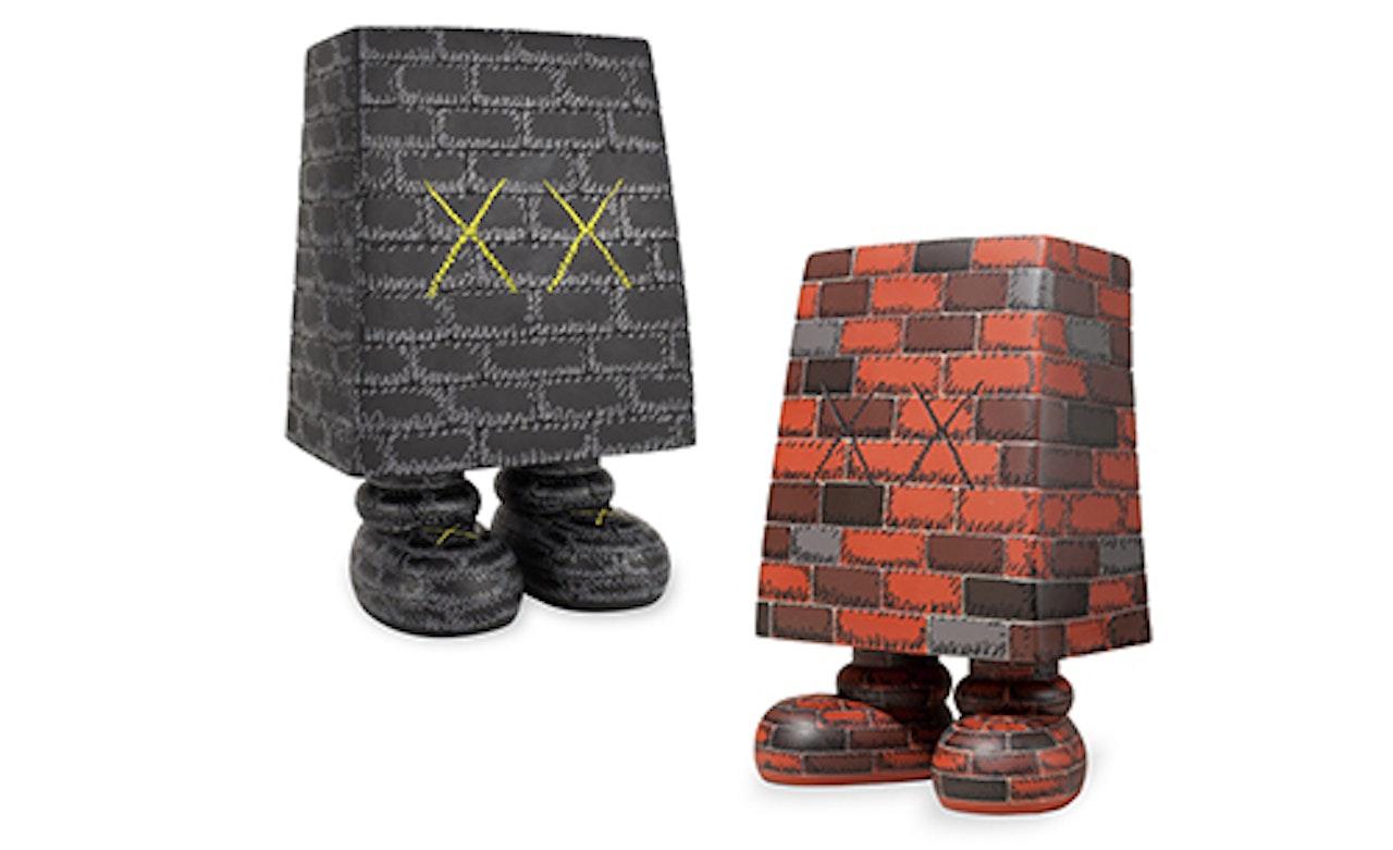 Wall Figure (Black and Red) by Kaws