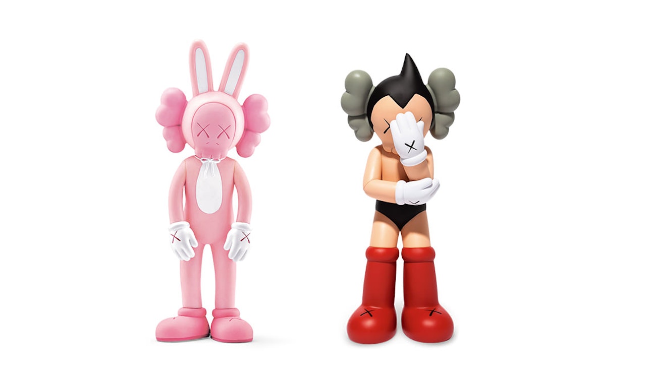 a. Accomplice (Pink) b. Astro Boy (Red) by Kaws