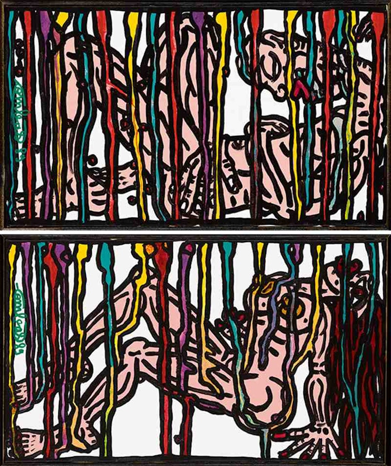 Man and Woman by Robert Combas