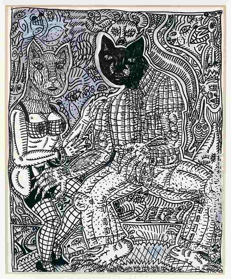 Cat Clan by Robert Combas