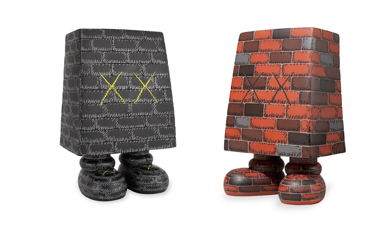 Wall Figure (Black and Red) by Kaws