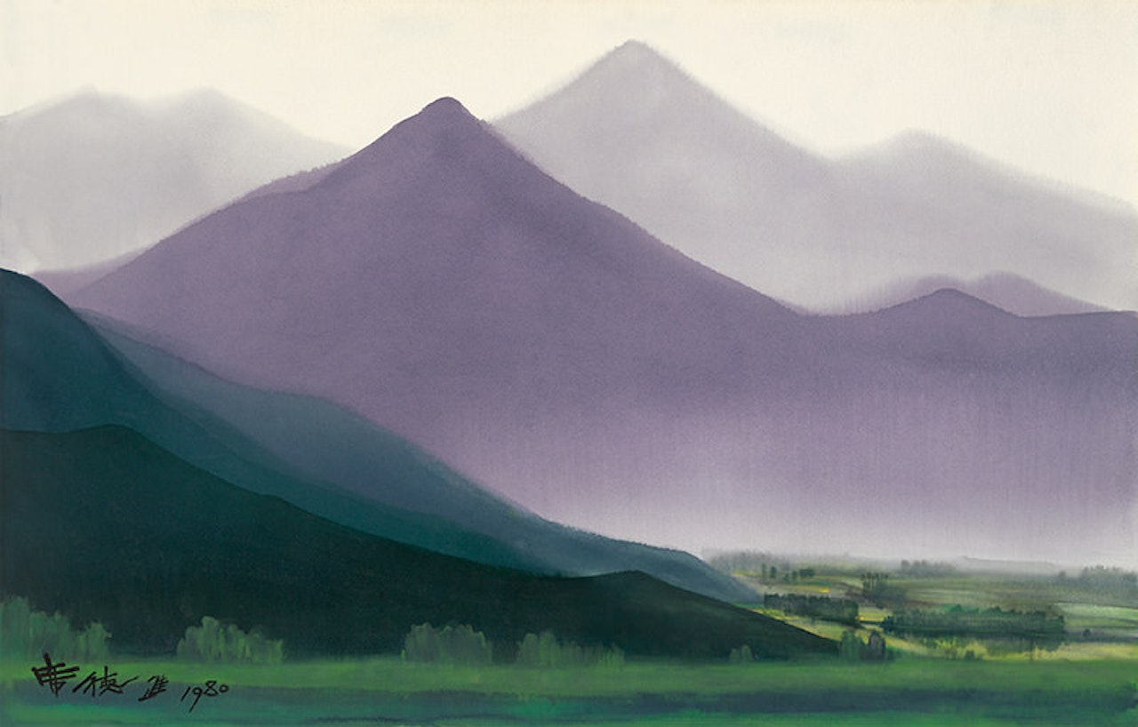 View of Puli Mountains No.1 by Xi Dejin