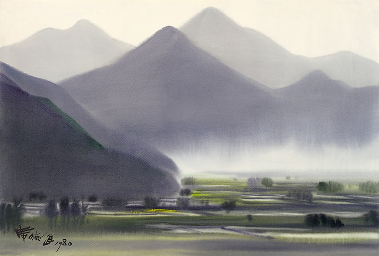 View of Puli Mountains No.2 by Xi Dejin