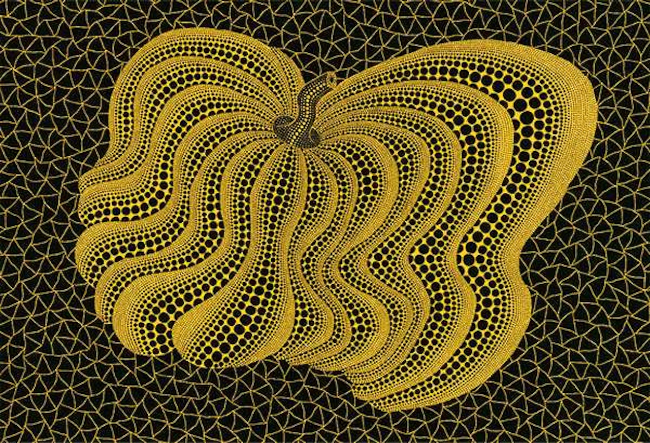 Dancing Pumpkin (YBL) by Yayoi Kusama