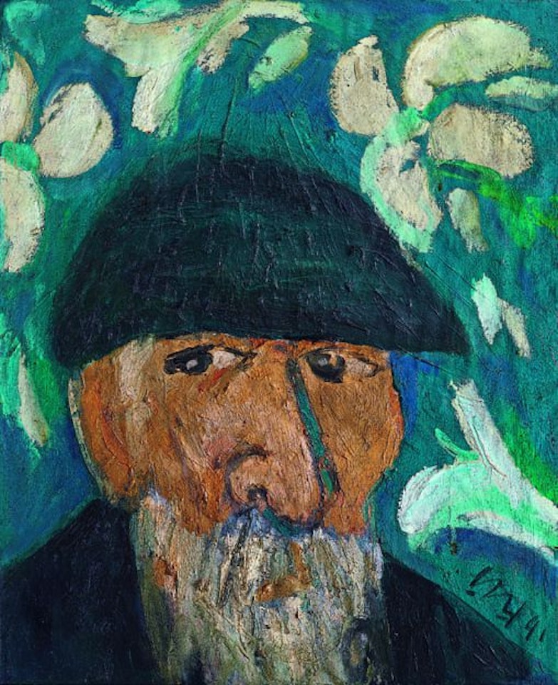 Old Man with Lily by Chiu Ya-Tsai