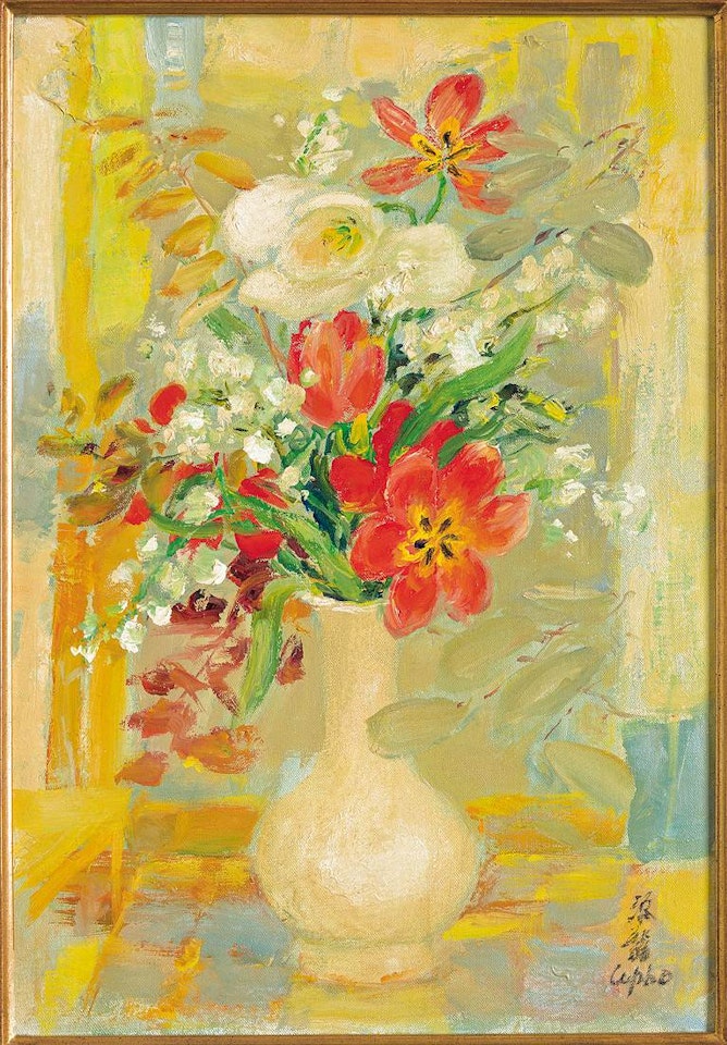 Vase of Flowers by Le Pho