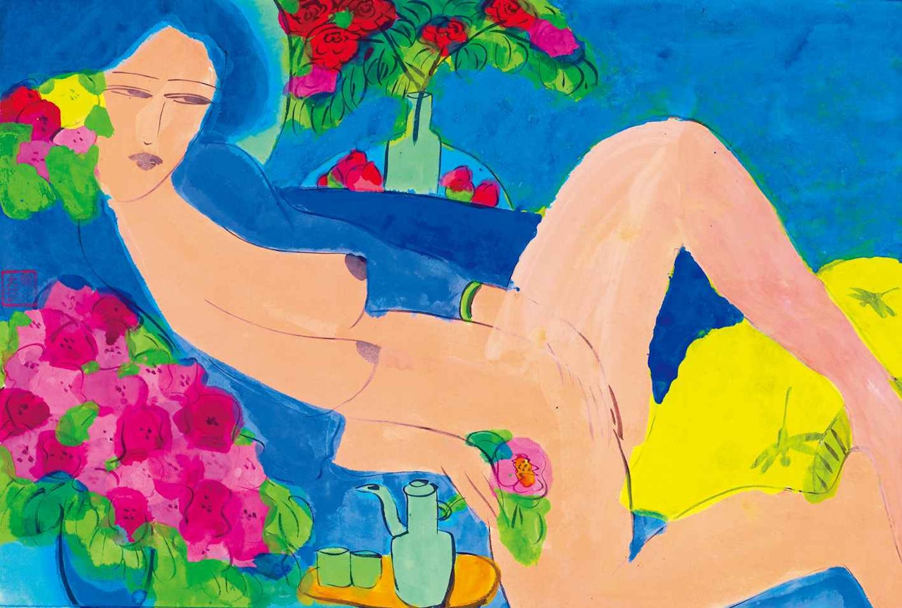 Nude by Walasse Ting