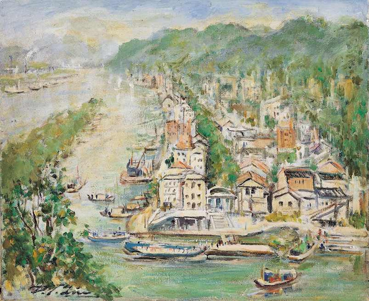 The Landscape of Fu-Chiang River NO.2 by Lin Dachuan