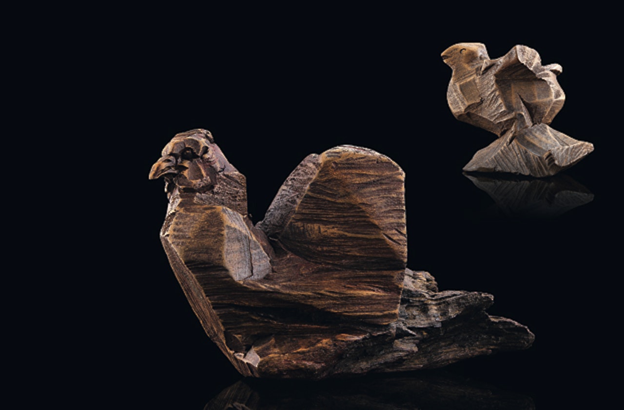 Hen and Chick by Ju Ming