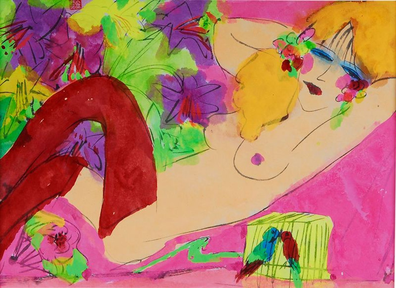 Woman by Walasse Ting
