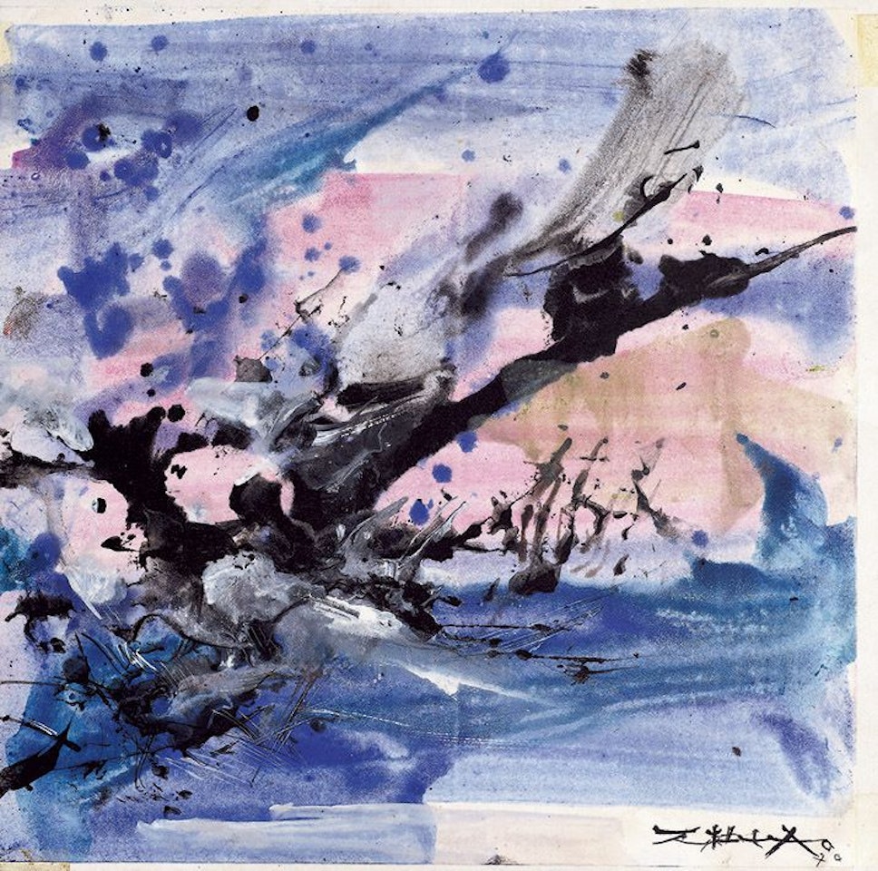 Composition by Zao Wou-Ki