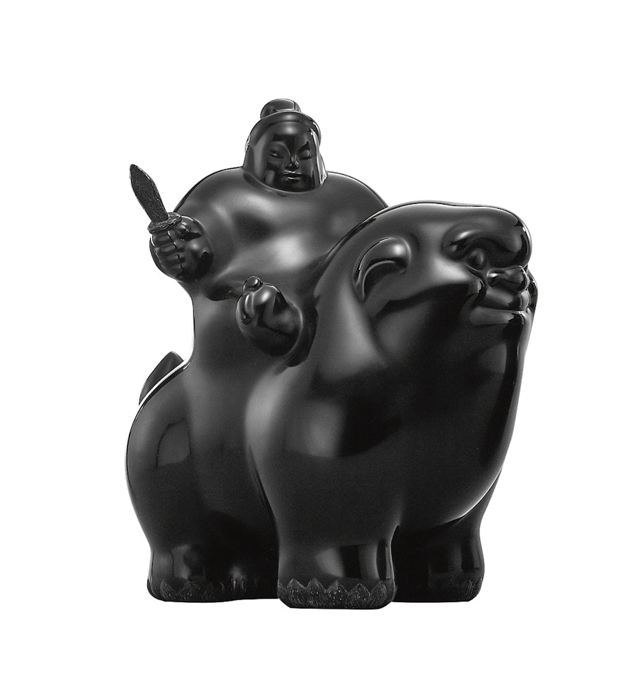 Wisdom Bodhisattva and Fulfillment Bodhisattva by Li Chen