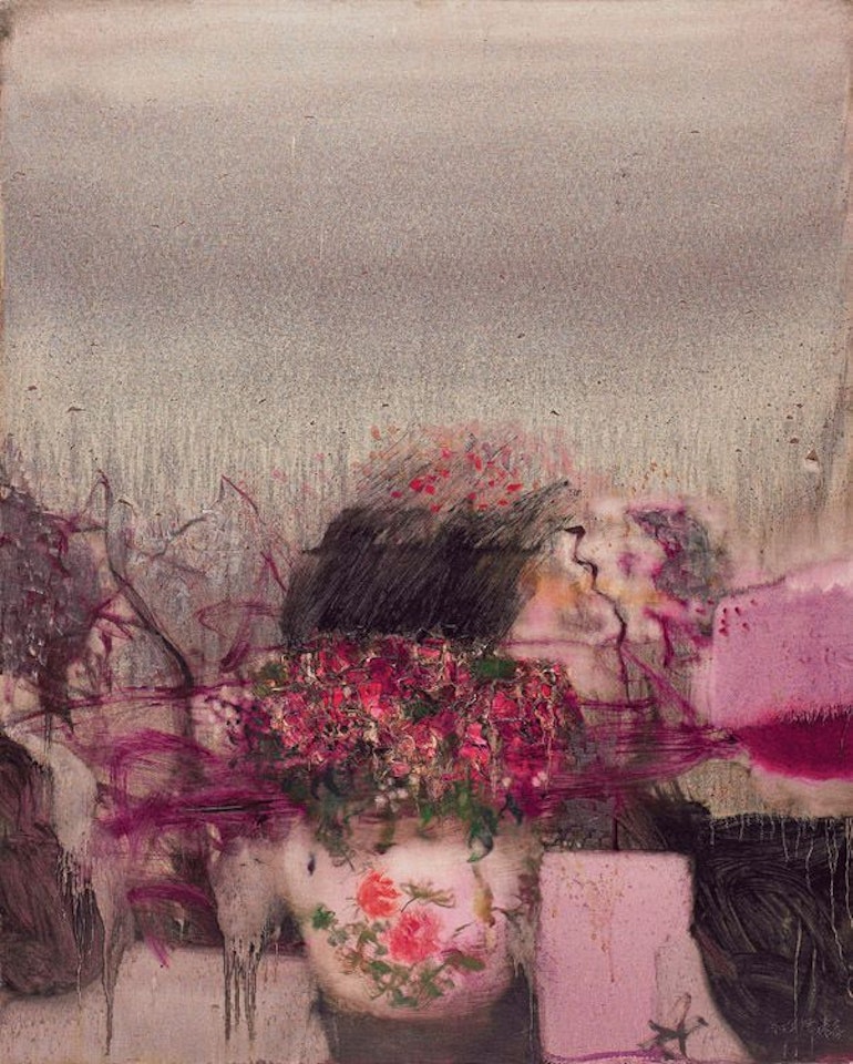 Flower in Vase by Zhou Chunya