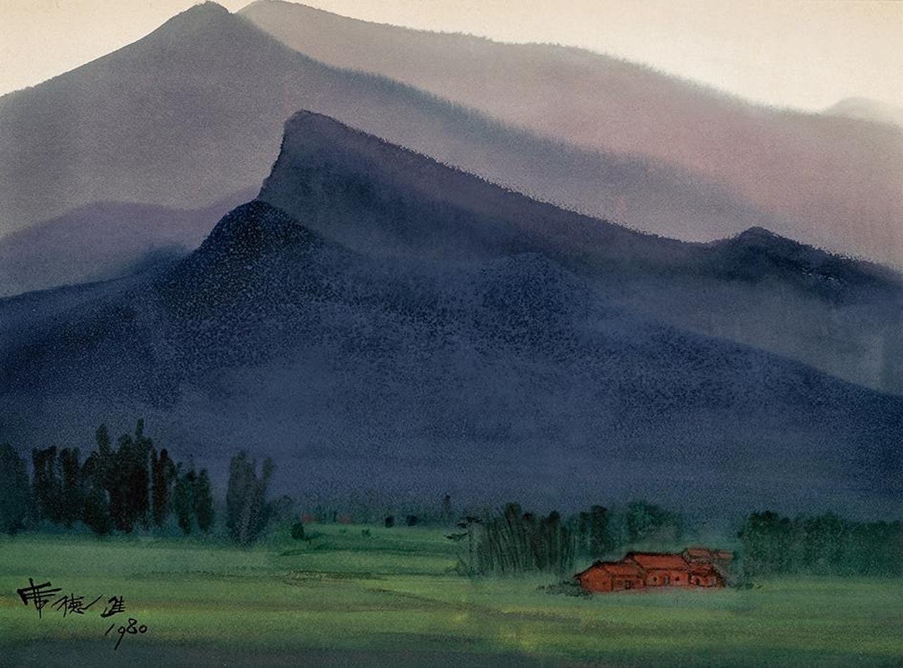 The Village under the Foggy Mountains by Xi Dejin